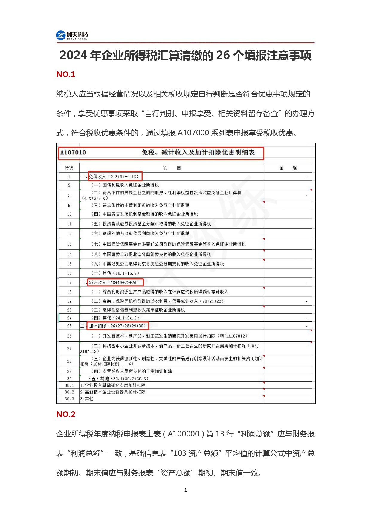 2024年企业所得税汇算清缴的26个填报注意事项_page-0001.jpg